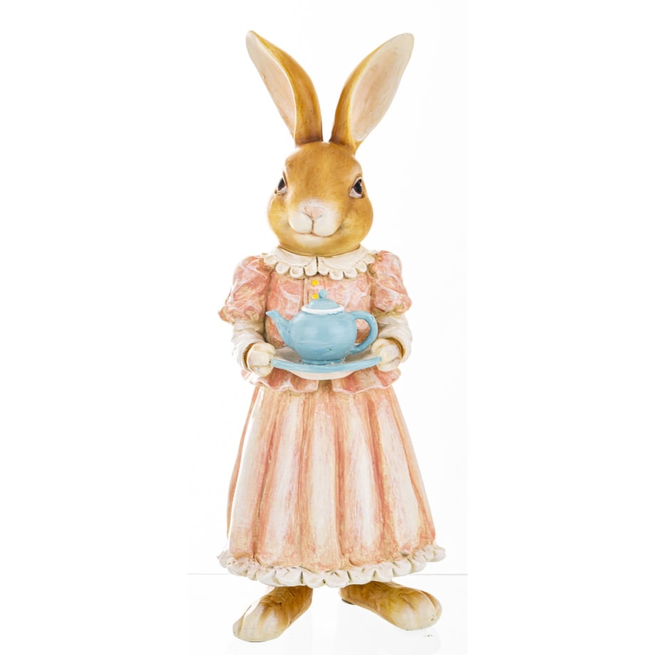 Dekoracja - króliczka z imbrykiem GABI-2