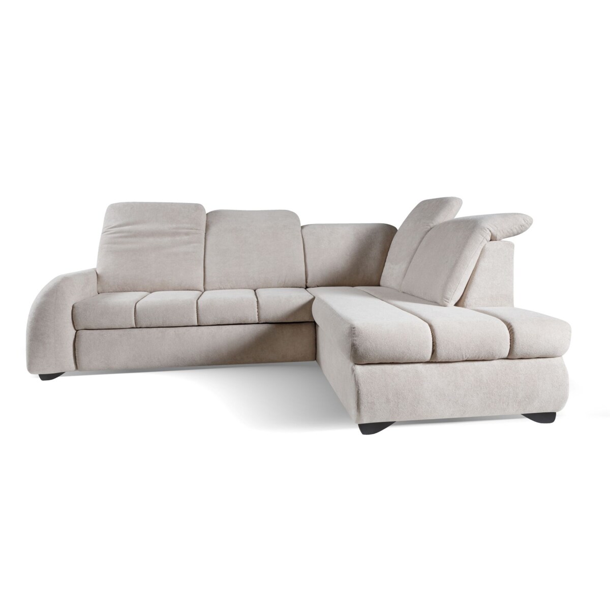 Wygodny Narożnik ONLY z regulowanym zagłówkiem, prawostronny