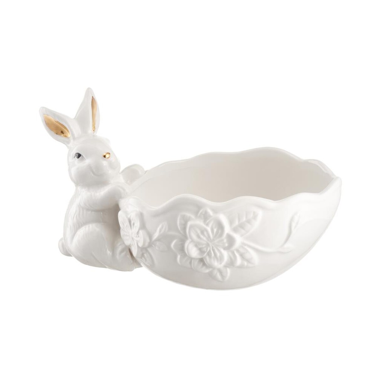 VILLA ITALIA Zajączek wielkanocny z miseczką 22 cm BUNNY