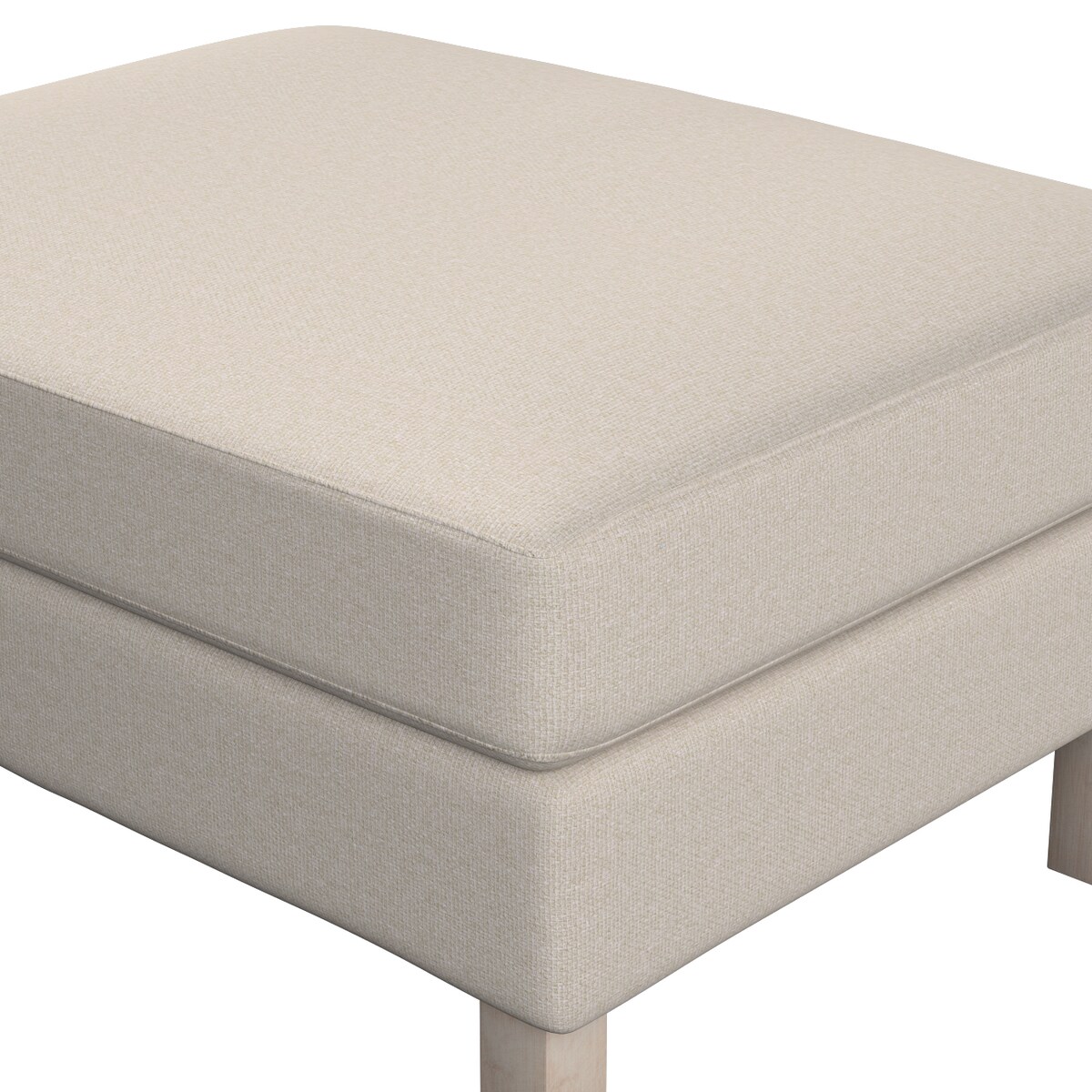 Pokrowiec na podnóżek Karlstad, szary, 61 x 79 x 44 cm, Living