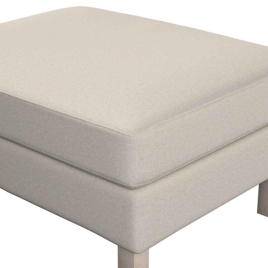 Pokrowiec na podnóżek Karlstad, szary, 61 x 79 x 44 cm, Living