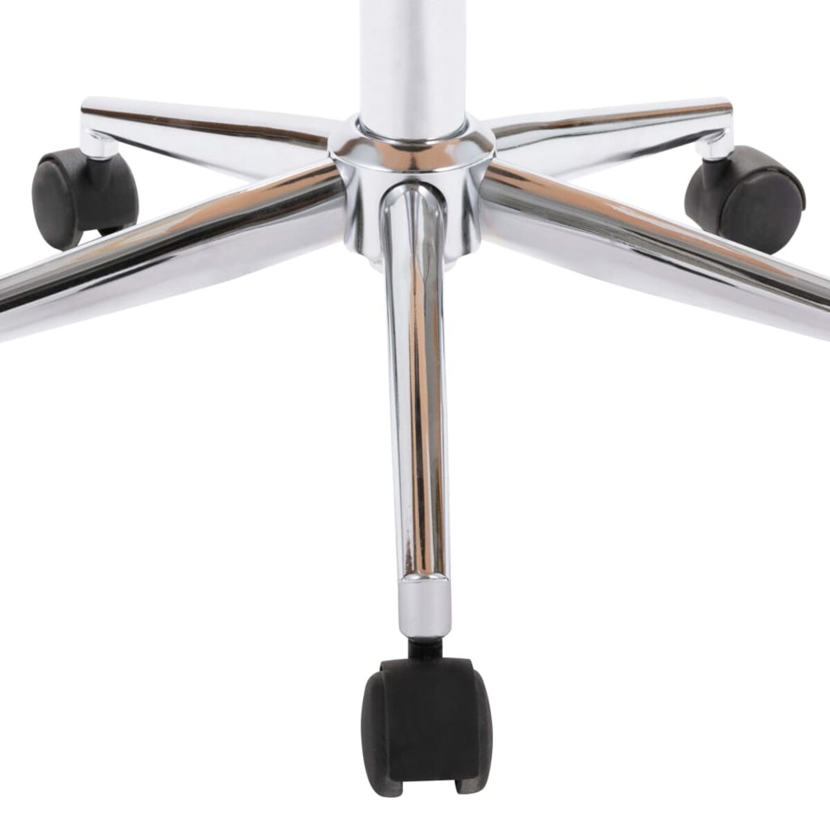 vidaXL Obrotowe krzesło biurowe, kremowe, gięte drewno i ekoskóra