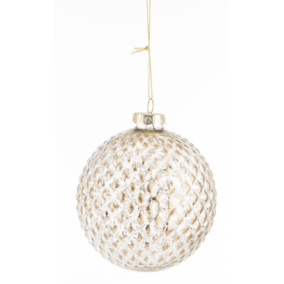 Bombka szklana 12 szt. DOURADO Ø 10 cm