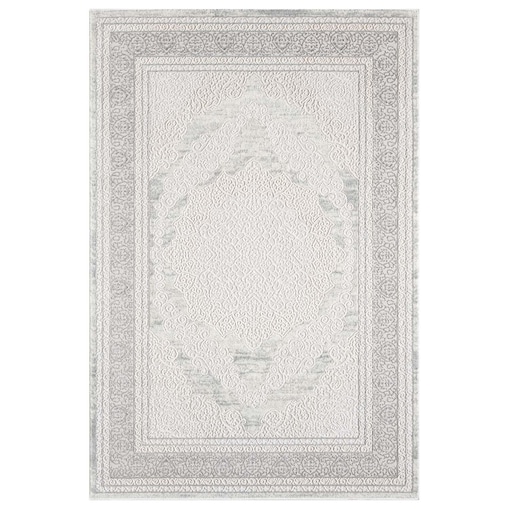 Dywan Glamour klasyczny do salonu Antique 2090 Szary 80x300
