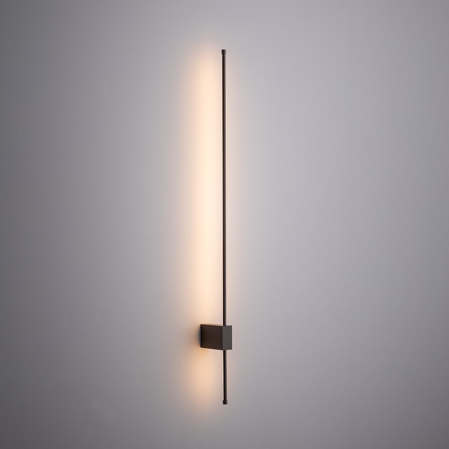 Kinkiet Led Tk Lighting Lixa Liniowe Podświetlenie Ścian Brąz 12W