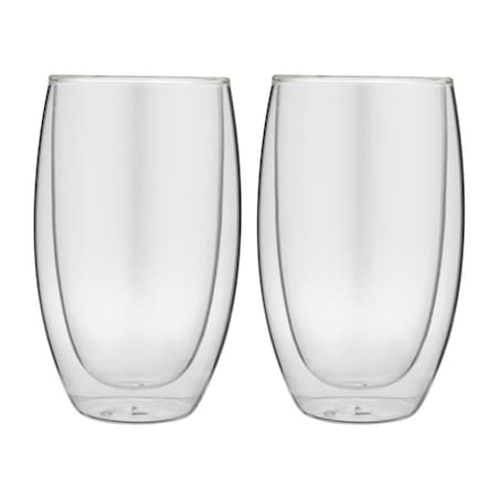 ZESTAW 2 FILIŻANEK TERMICZNYCH DO LATTE & TEA 400 ML