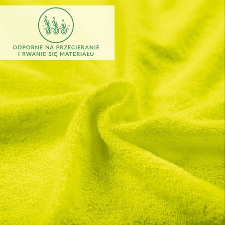 Prześcieradło frotte z gumką 60x120 kolor limonka