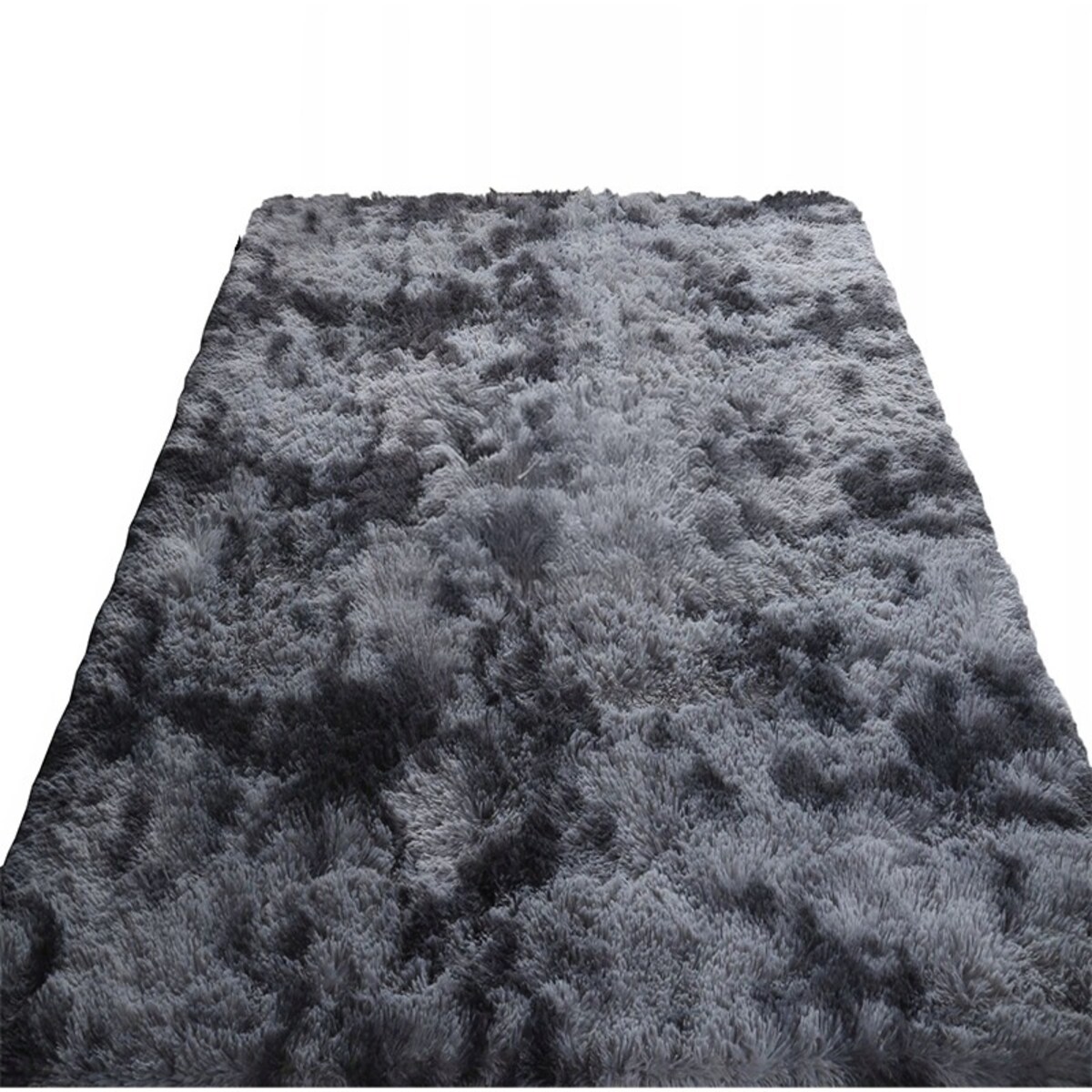 Dywan pluszowy ciemny szary miękki shaggy gruby włochacz 300x200cm futrzany