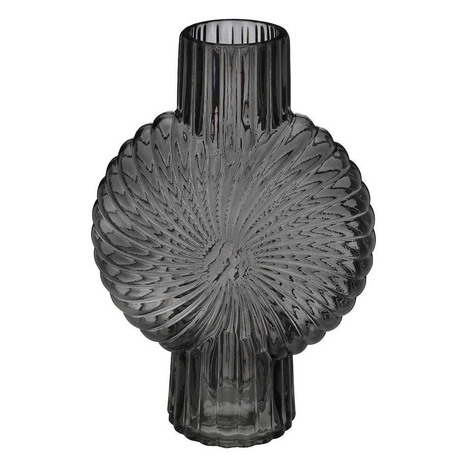 Wazon dekoracyjny 32 cm KALEDIAH - szary
