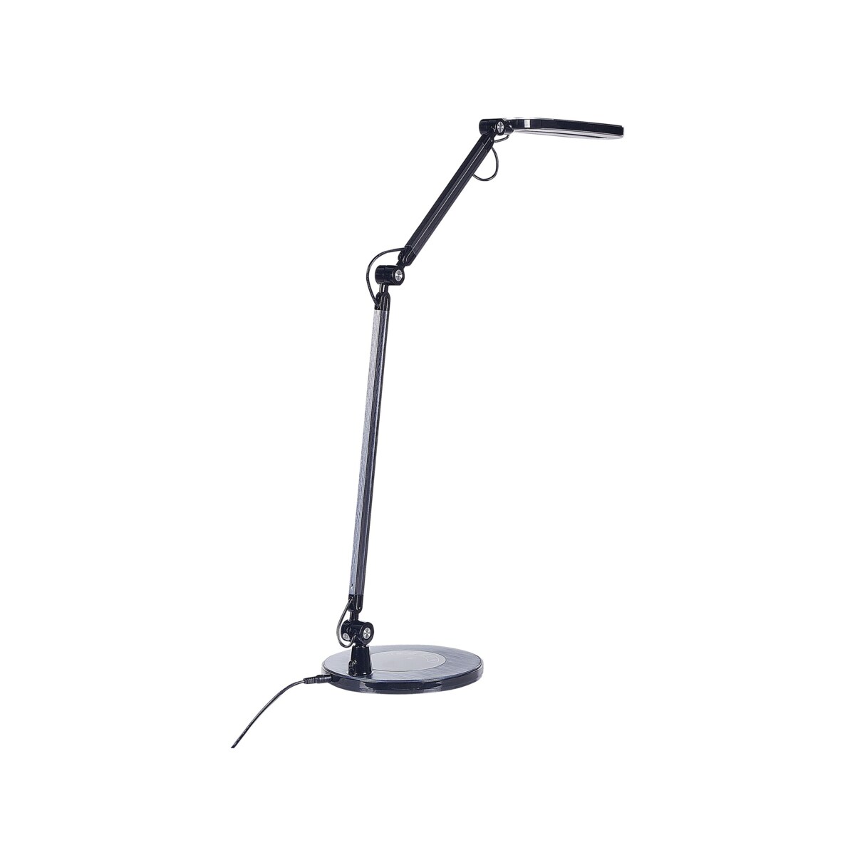 Lampa biurkowa LED metalowa czarna GRUS