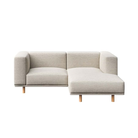 Kukumo sofa narożna prawa Jasnoszara