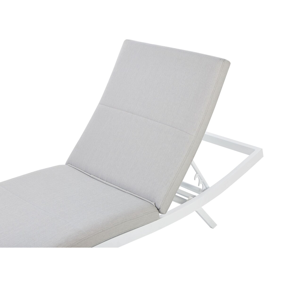 Leżak Metal Jasnoszary AMELIA