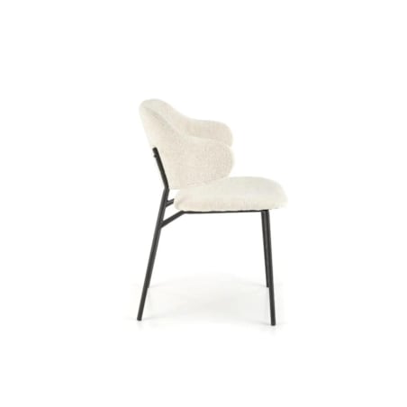 Krzesło tapicerowane K497 kremowe