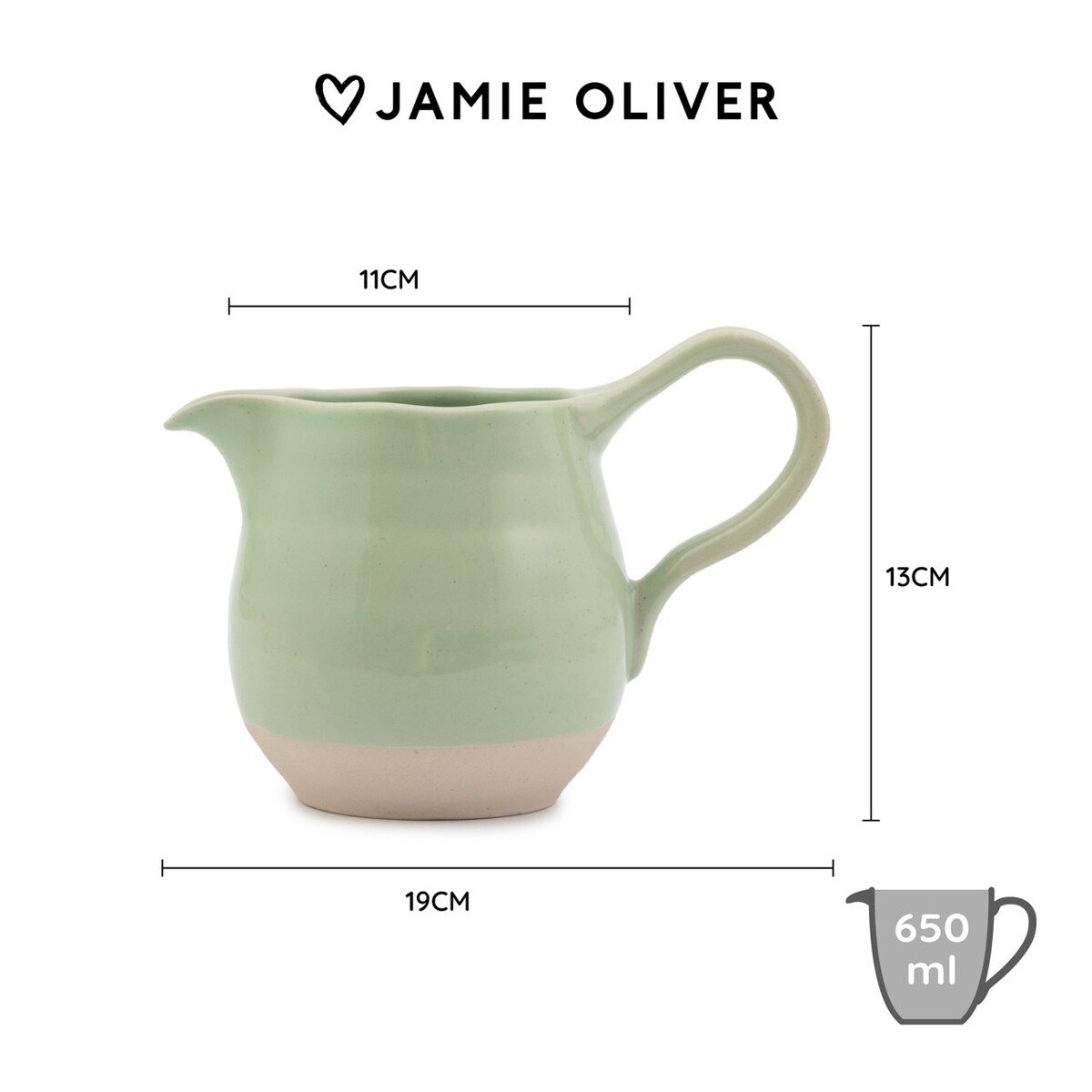 Jamie Oliver kamionkowy dzbanek Big Love Joy 650 ml