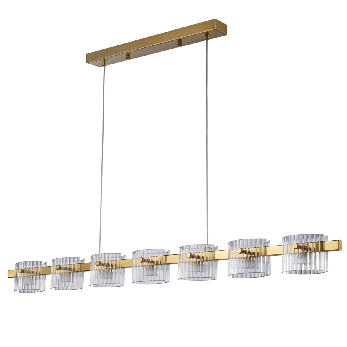 Lampa wisząca BACCIO LED złota 120 cm