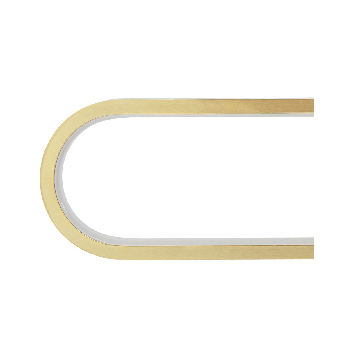 Lampa ścienna LED metalowa złota KRANG