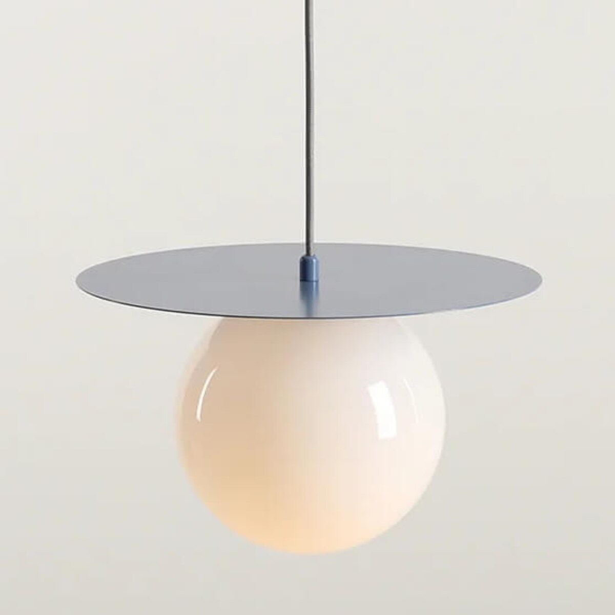 Lampa wisząca szklana Loop 1125G16_M kulista Aldex kulista niebieski