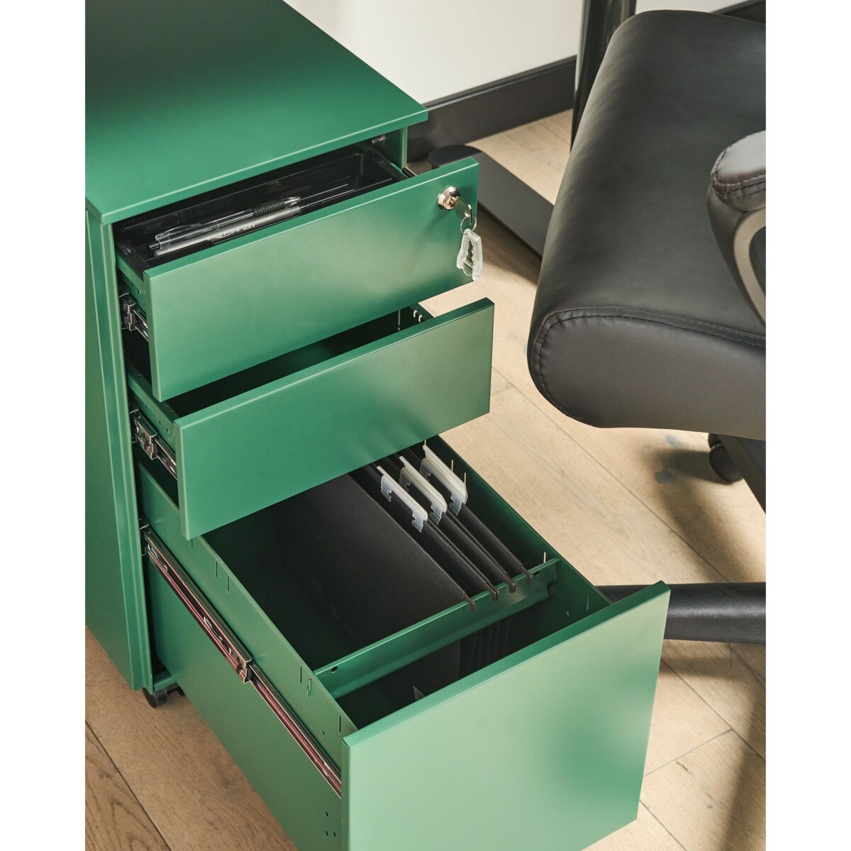Szafka biurowa BOLSENA Metal Zielony
