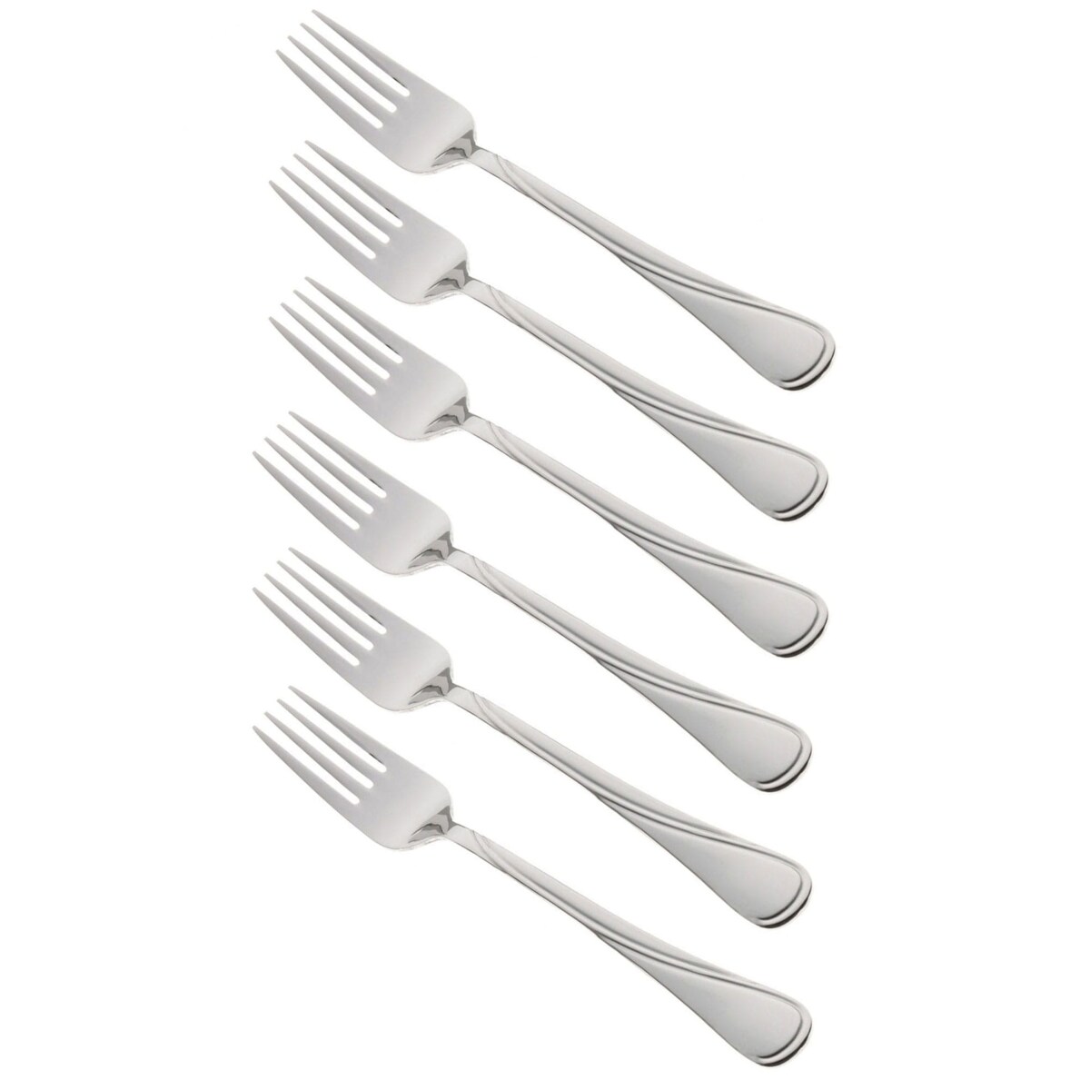 Widelce stołowe obiadowe zestaw 6 sztuk Połysk KINGHOFF