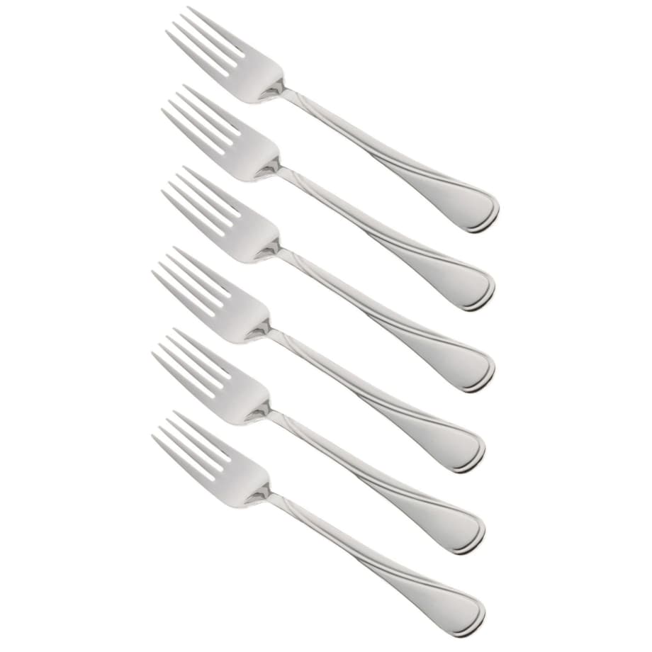 Widelce stołowe obiadowe zestaw 6 sztuk Połysk KINGHOFF