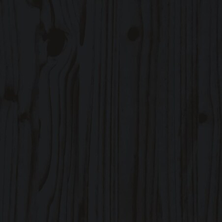 vidaXL Stołki ogrodowe, 2 szt., czarne, 40x36x45 cm, drewno sosnowe