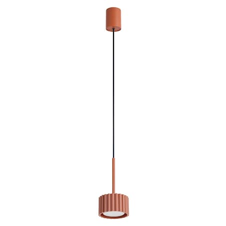 Lampa wisząca AURA 1 ochra czerwona Gx53