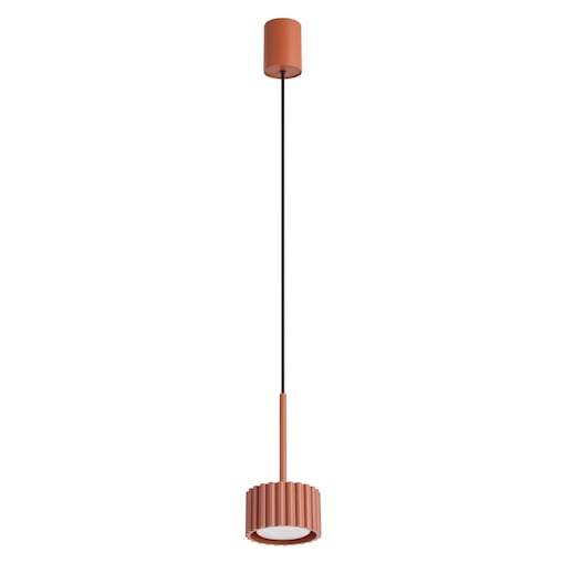 Lampa wisząca AURA 1 ochra czerwona Gx53