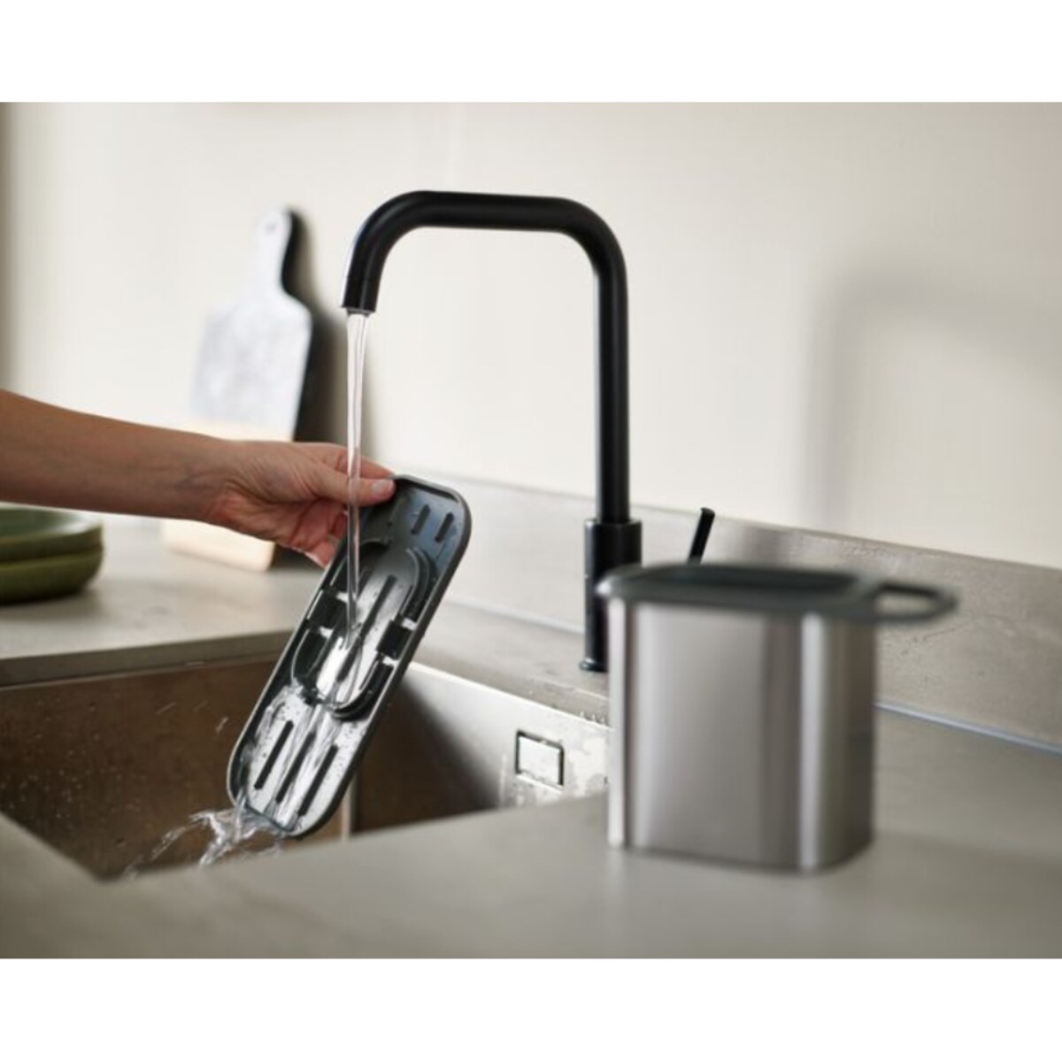 Organizer do zlewu (stalowy) Duo Joseph Joseph