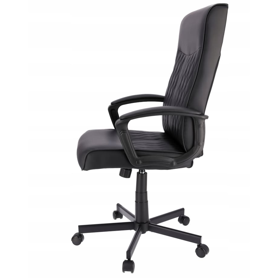 Fotel biurowy COMFORT ekoskóra czarny