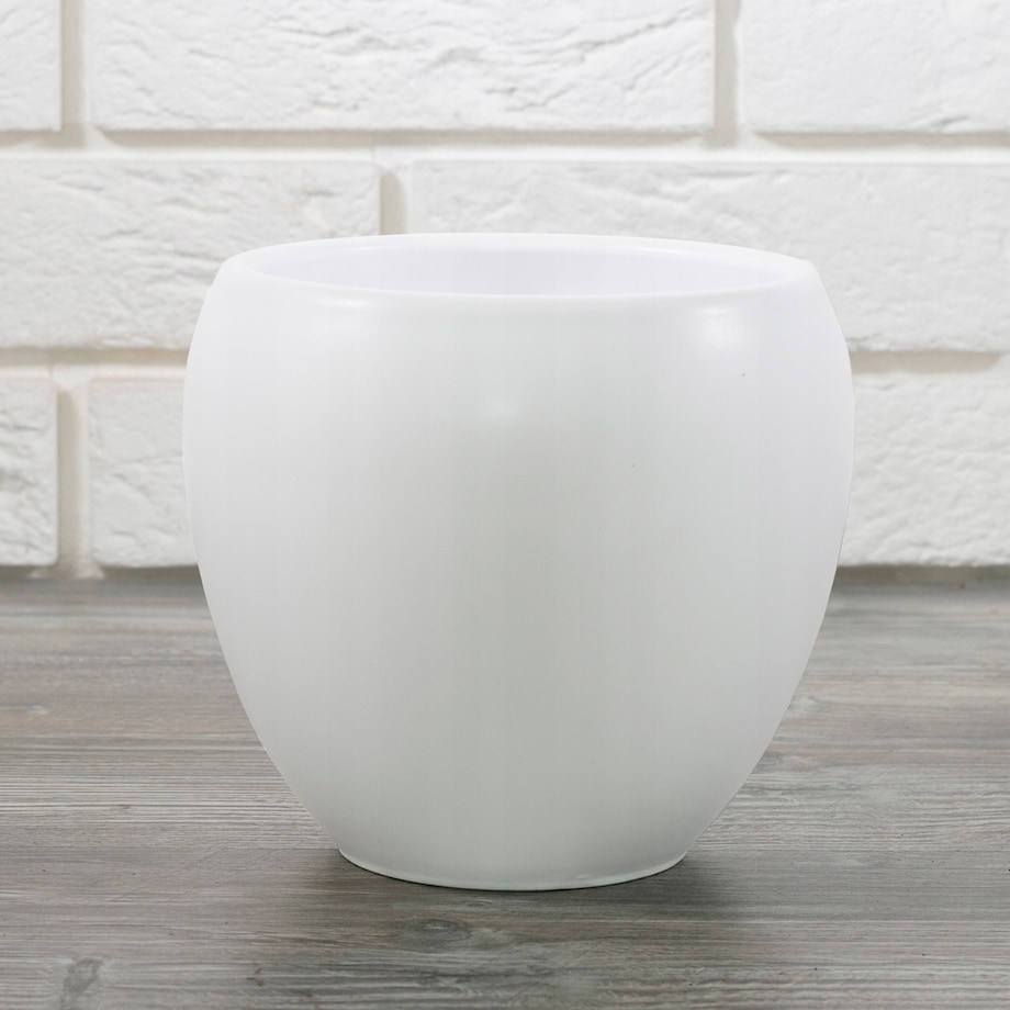 DONICA LEON ceramiczna biała śr. 16cm