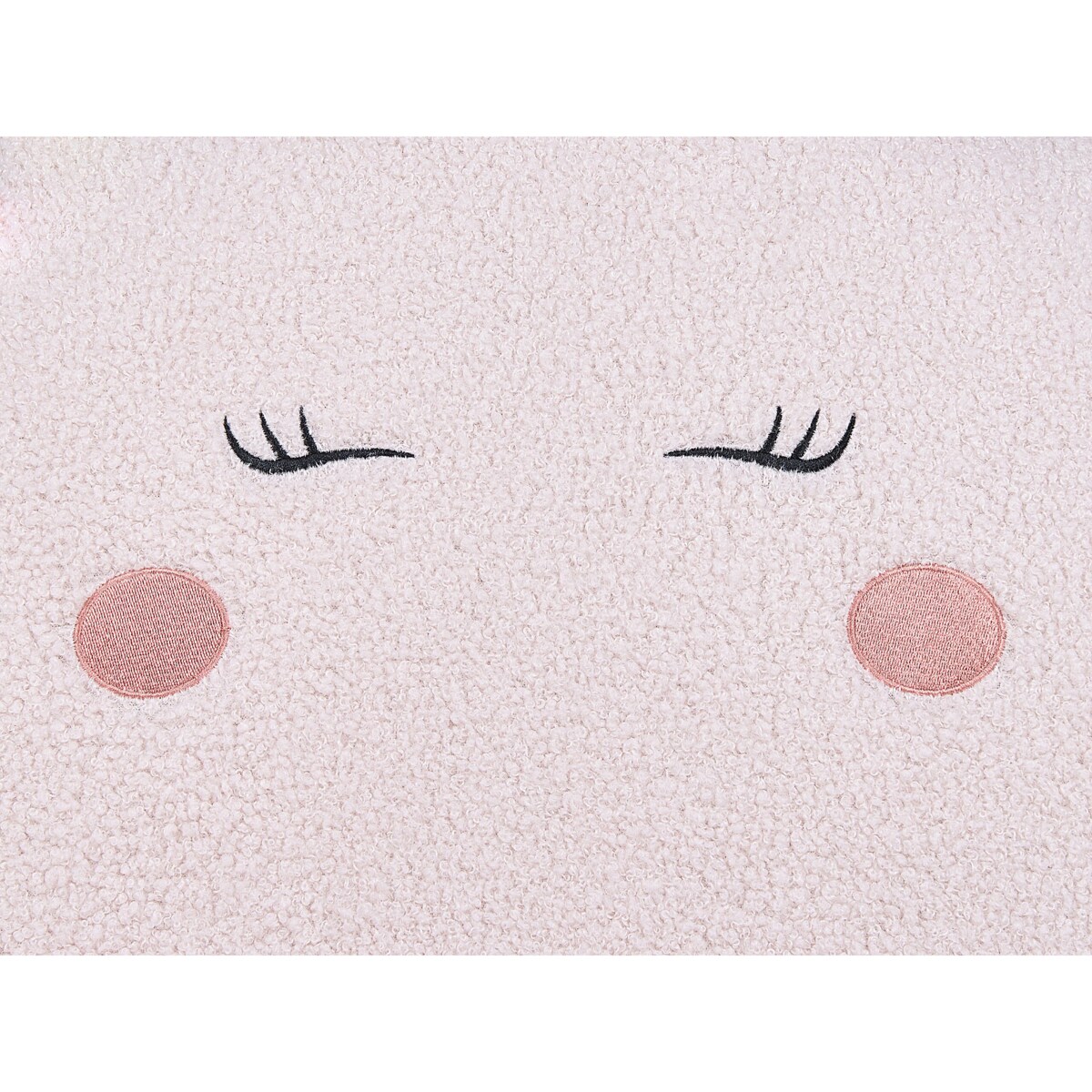 Fotel dziecięcy jednorożec teddy różowy LULEA