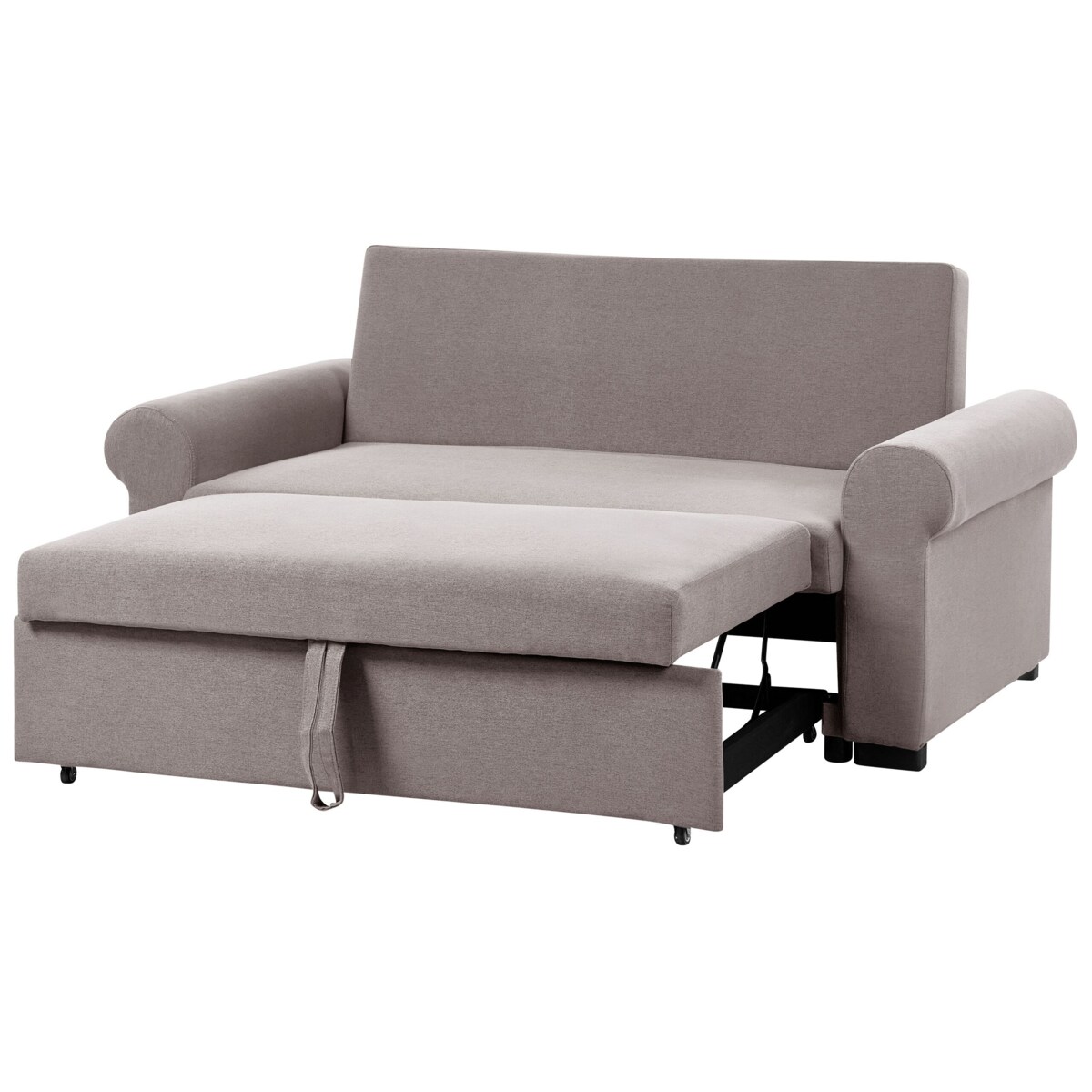 Sofa rozkładana brązowa SILDA