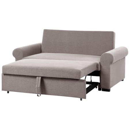 Sofa rozkładana brązowa SILDA