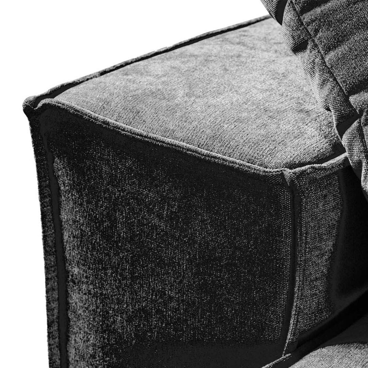 Melow Sofa narożna - antracytowa