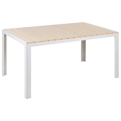 Stół ogrodowy dla 6 osób COMO 150 cm 90 cm Beżowy