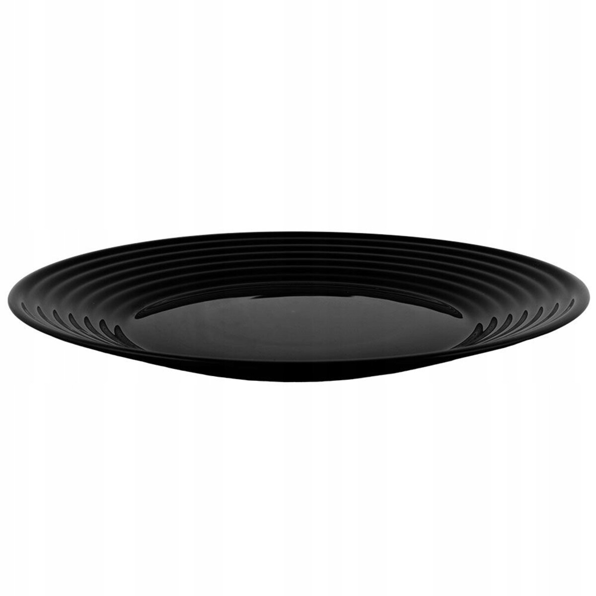 TALERZE CZARNE HARENA PŁYTKIE 6 x 25 cm LUMINARC