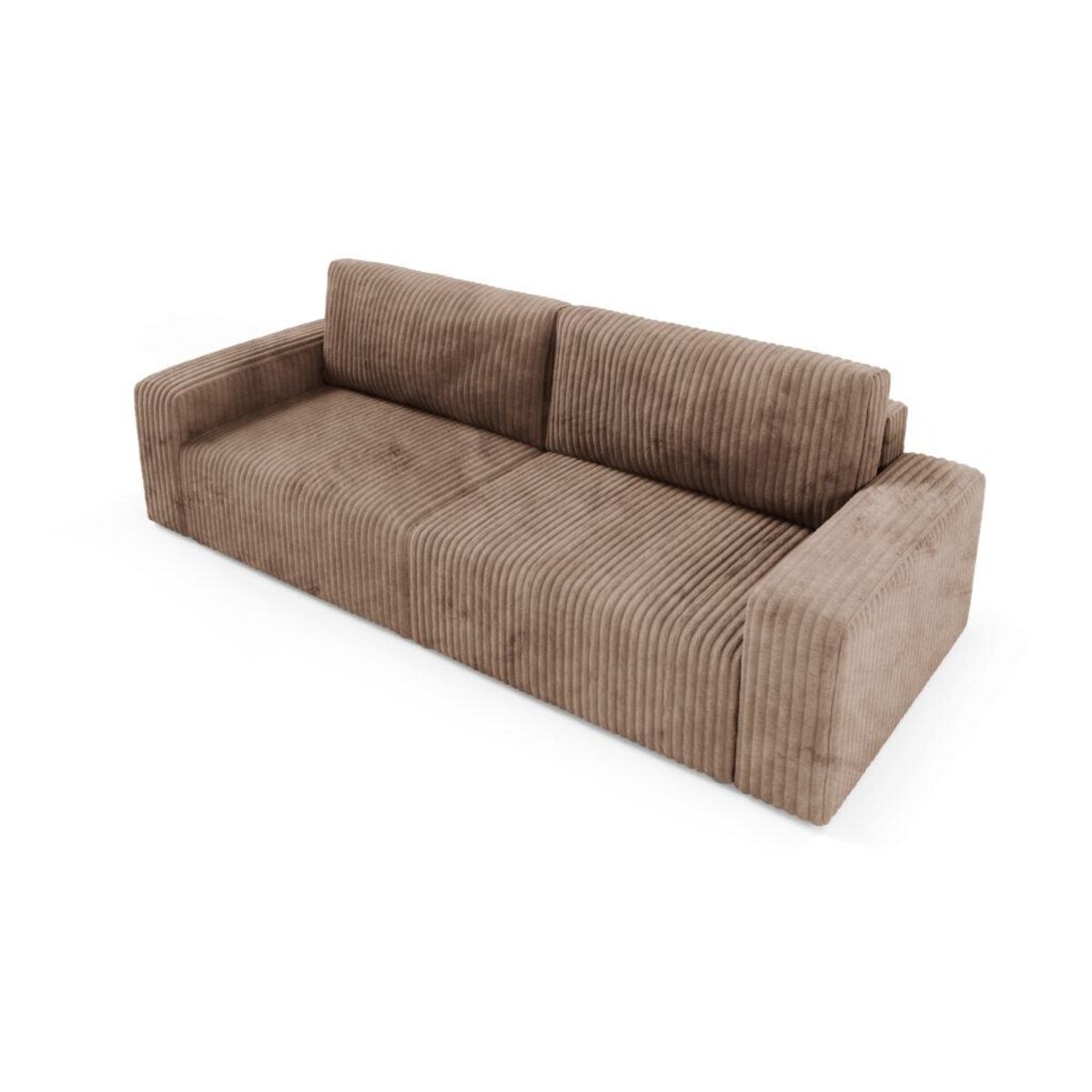 Sofa FANO z bokami funkcja spania sztruks Kolor: TILIA 1