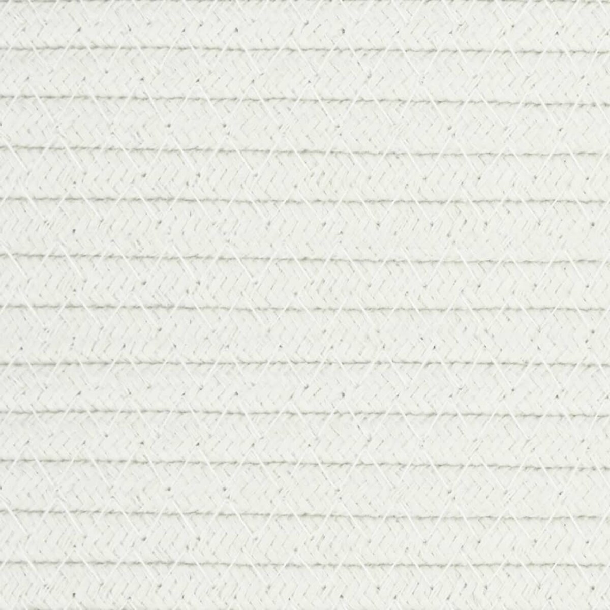 vidaXL Kosz na pranie, beżowo-biały, Ø60x36 cm, bawełna