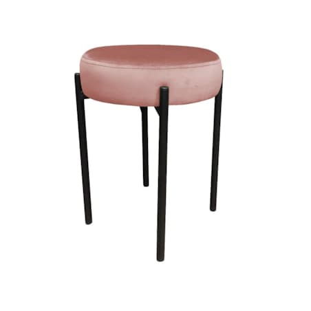 Taboret TORIN MG VELVET różowy