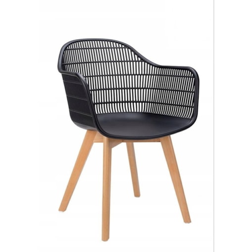 Krzesło Basket Arm Wood PW502T.ASCH drewniane czarne