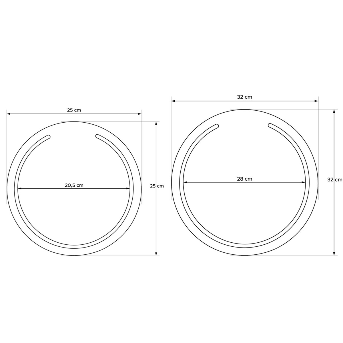 Konsimo LESTE Deska do krojenia (2szt.), drewno bukowe