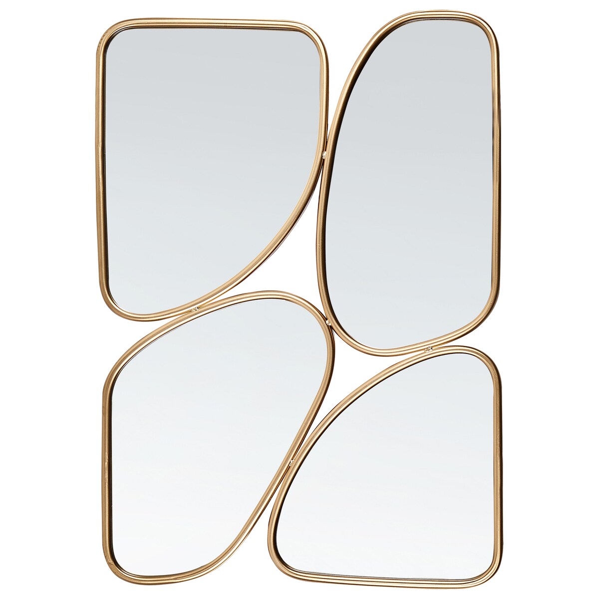 Lustro ścienne DIANCEY 70 cm 100 cm Metal Złoty