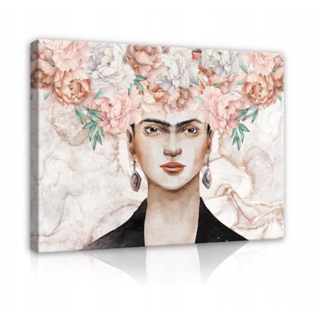 Obraz Frida Kahlo DO SYPIALNI SALONU Na Ścianę Płótnie Kwiaty 120x80