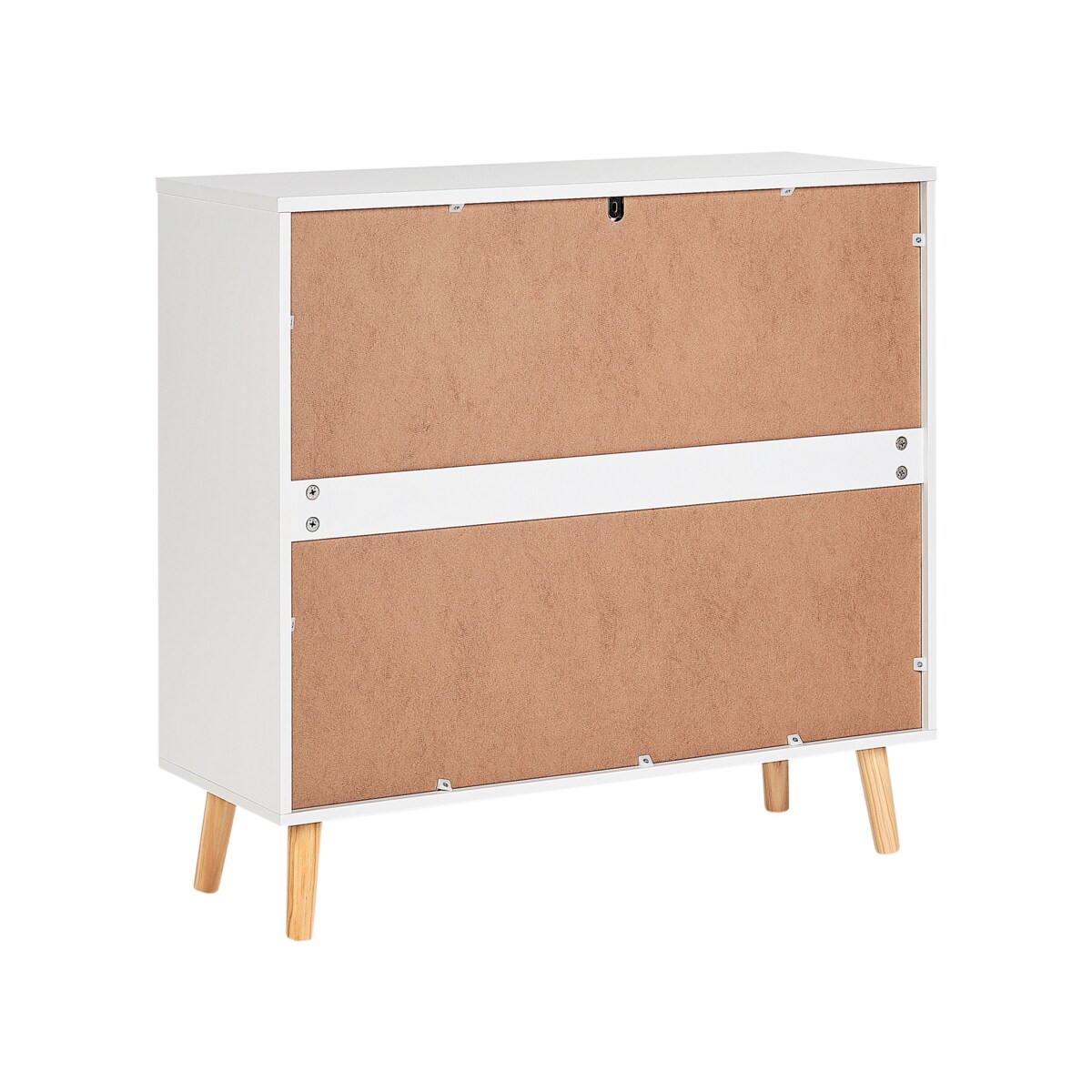 Komoda jasne drewno z białym CLOUDY