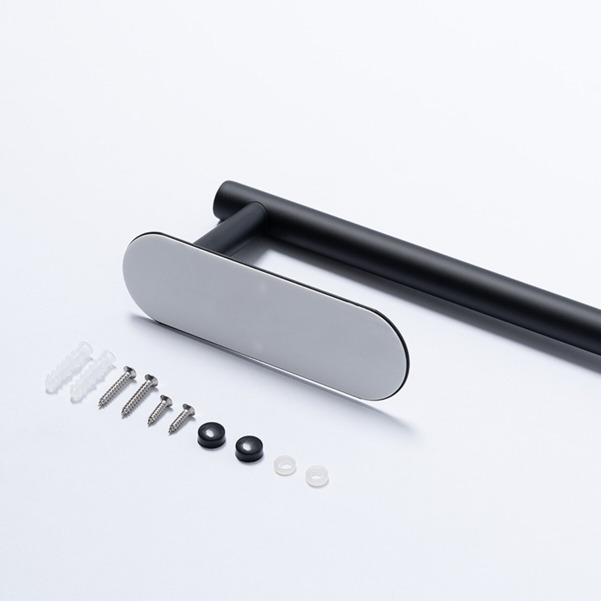 Wieszak uchwyt na ręcznik papierowy kuchenny czarny loft