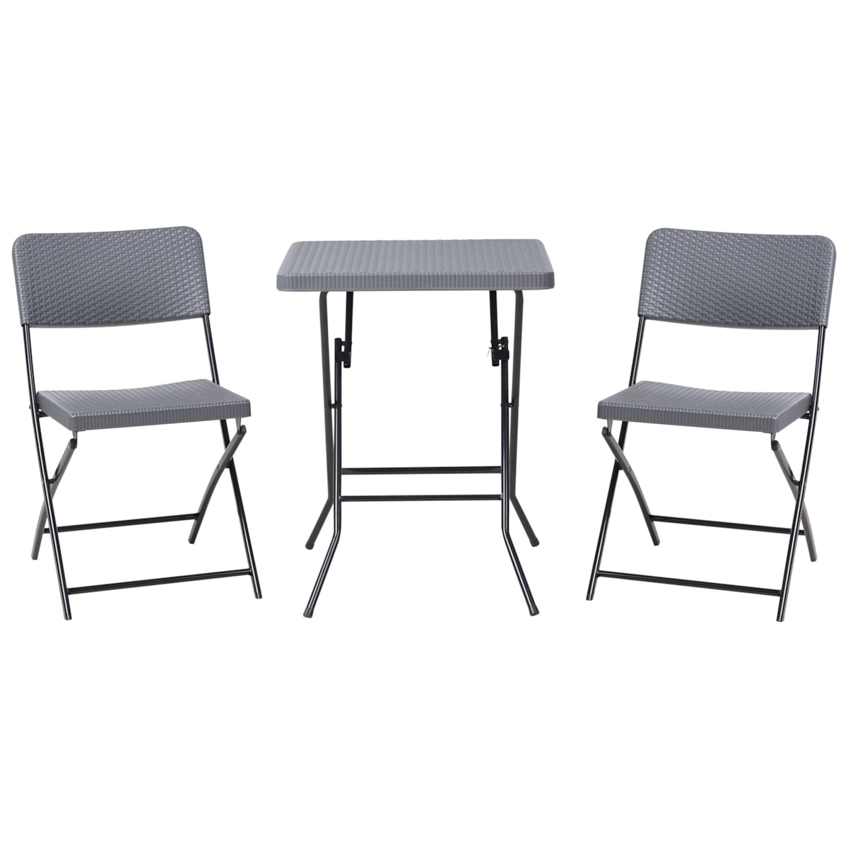 Zestaw mebli balkonowych Składane TRAPPETO Szary