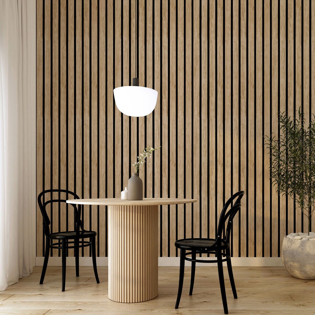 Tapeta Lamele Dąb Sonoma