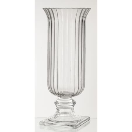 Wazon 37x15,5x15,5 cm TAZZA-5 na nóżce przezroczysty