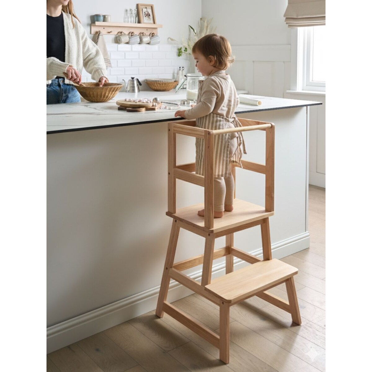 Kitchen helper BREMER Drewno sosnowe Jasnobrązowy