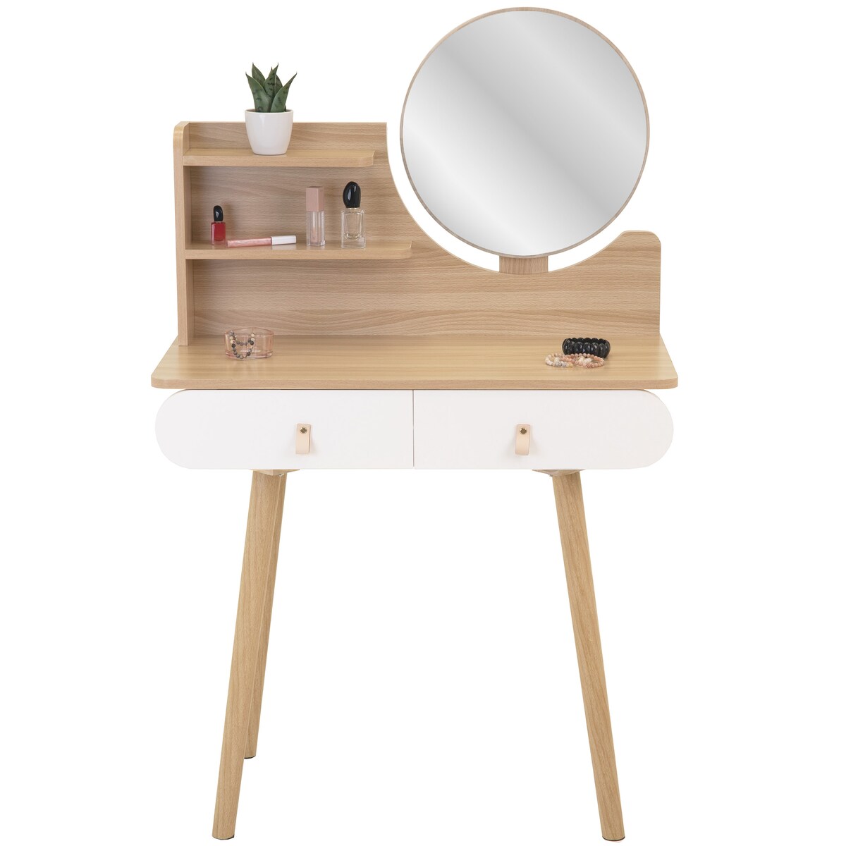 Toaletka z lustrem SCANDI kosmetyczna skandynawska